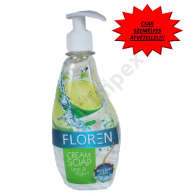 FLR2292DRSP Floren folyékony szappan 400ml - Lime - Jogurt