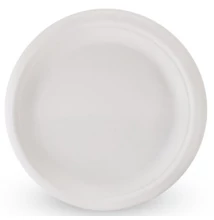 CHM1435FEED Bagasse kerek tényér 17cm 50db/cs