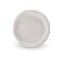 CHM1436FEED Bagasse kerek tényér 22cm 50db/cs