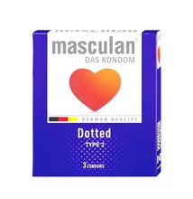 TNT0006DRHT MASCULAN "2" gumióvszer Dotted 3db-os