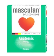 TNT0008DRHT MASCULAN "4" gumióvszer Anatomic 3db-os
