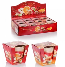 BRT1399GYPO Bartek poharas gyertya 115 gr Christmas Time 12db/cs