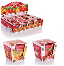 BRT4020GYPO Bartek poharas gyertya 115 gr Christmas Spices 12db/cs