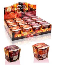 BRT5396GYPO Bartek poharas gyertya 115 gr Warm Evening 12db/cs