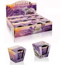 BRT5703GYPO Bartek poharas gyertya 115 gr Levender Fields 12db/cs