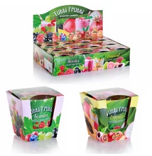 BRT6168GYPO Bartek poharas gyertya 115 gr Tutti Frutti 12db/cs