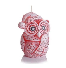 BRT6777GYDI Díszgyertya Winter Owl new figurka 100mm