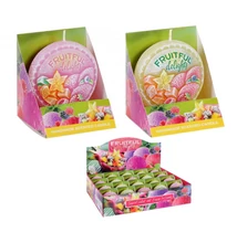 BRT6962GYDI Díszgyertya  75mm Tutti Frutti 20db/cs