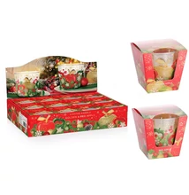 BRT8180GYPO Bartek poharas gyertya 115 gr Christmas Eve 12db/cs