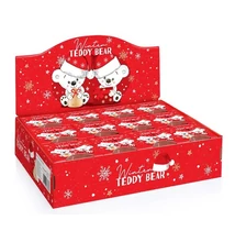 BRT8389GYPO Bartek poharas gyertya 115 gr Winter Teddy Bear 12db/cs