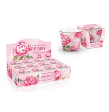 BRT8443GYPO Bartek poharas gyertya 115 gr Peony Pink Sunset 12db/cs 