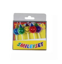 FST0008GYTR TORTAGYERTYA SMILEY 5db-os FST0008