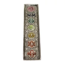 GLD1453FSTT Füstölőtartó Fém, lapos, 7 chakra