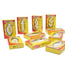 GYK3057GYTR Csomagolt számgyertya több féle