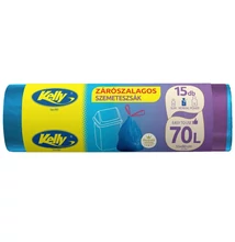 KEL0291HKEE Kelly húzózárás kukazsák 70l