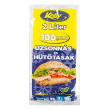 KEL1031FEKK Kelly uzsonnás és hütötasak 2l 20x30cm 100db-os