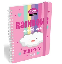 LZC2157PIEE Heti tervező B6 spirál 2026 Lollipop Happy Color 26215799