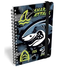LZC2160PIEE Heti tervező B6 spirál 2026 Shark Attack 26216099