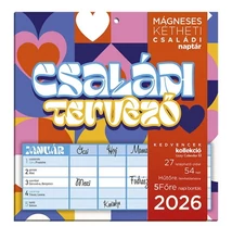 LZC2196PIEE Hűtőmágneses naptár 2 heti 2026 Családi Tervező 26219699