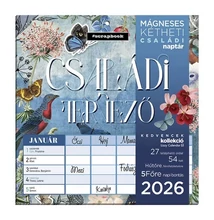 LZC2197PIEE Hűtőmágneses naptár 2 heti 2026 Anyu Tervezője Scrapbook Style 26219799