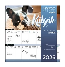 LZC2199PIEE Hűtőmágneses naptár 2 heti 2026 Kutyák 26219999