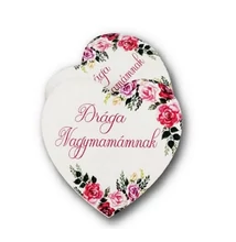 VRT1375LDLK TÁBLA fa DRÁGA NAGYMAMÁMNAK SZÍV-SZÍNES 5*5cm LV