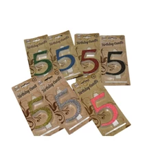 GYK6455GYTR Számgyertya óriás(Glitteres) Piros 5
