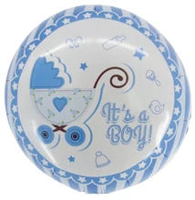 TTP4114JAPY Lufi Daco 46cm babaváró Boy mintás fólia, papír pálcával, BL45B