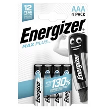 TNT3746VIEL ENERGIZER Max Plus B4 AAA mikro E92 ÚJ 4db-os