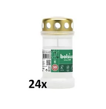 BLS8570GYKG Bolsius P.mécsesbetét NR3L WHI 24db/cs