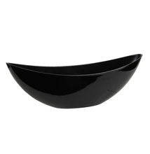 DDK3209LDLK Csónak tál műanyag 39x12x13cm fekete (kat. 4) 223209
