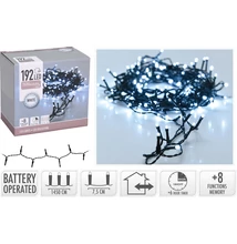KPM6165LDLK LED-es fényfűzér bel/kültéri, 192 LED, 14,5m, fehér AX9810060