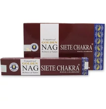 GLD3132FSLD GOLDEN Füstölő 15g x 12db/dob. Nag Seven Chakra