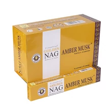 GLD3398FSLD GOLDEN Füstölő 15g x 12db/dob. Amber Musk