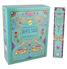 GLD2547FSTT INDIAN HERITAGE Füstölő 15g x 12db/dob. WHITE SAGE
