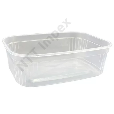 GST5001FEED Víztiszta Svéd tál 500ml PP 50db/cs