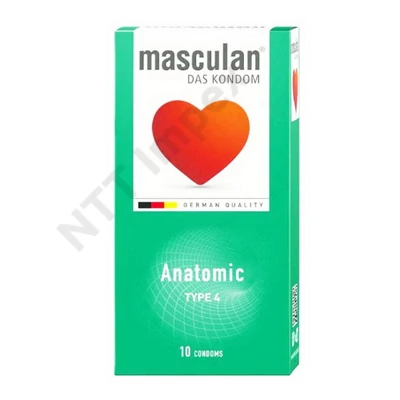 TNT0004DRHT MASCULAN "4" gumióvszer Anatomic 10db-os