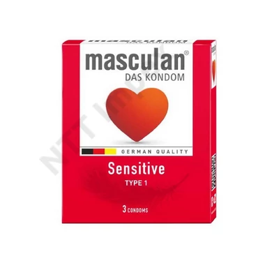 TNT0005DRHT MASCULAN "1" gumióvszer Sensitive 3db-os
