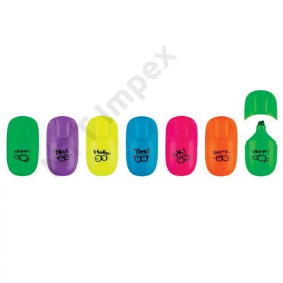 PTR9808PIIS Szövegkiemelő Centrum Mini Neon vágott hegyű 1-5 mm, vegyes neon színek