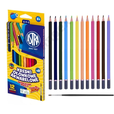 LZC6046PIIS Asztra Akvarell színes ceruza készlet 12 ajánd.