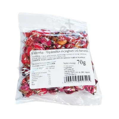 KRW0052EDCU Mini cukorka 70g Fruit & Yoghurt