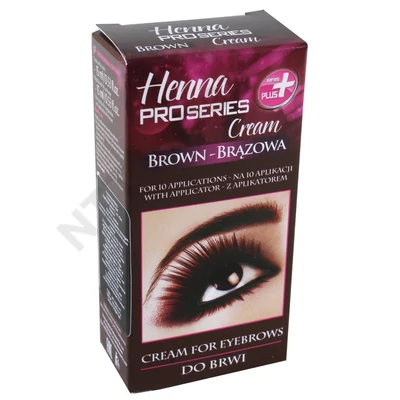 VRN0016DRKZ Henna-krémfesték szemöldök barna
