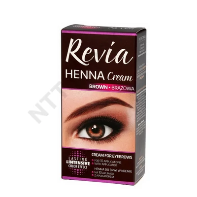 VRN0447DRKZ Revia Henna-krémfesték szemöldök barna