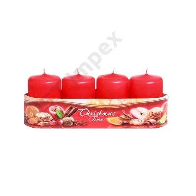 BRT3488GYKA ADVENTI Gyertya 4/40x70mm Christmas Time