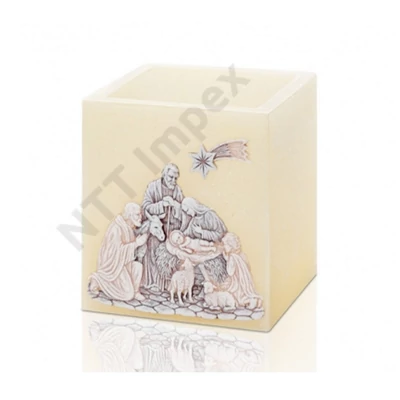 BRT3645GYLA LAMPION Négyszögű 110X105mm Christmas Night