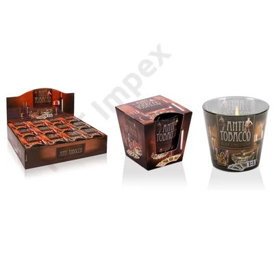 BRT3738GYPO Bartek poharas gyertya 115 gr Anti-Tobacco Deep Emotions 12db/cs