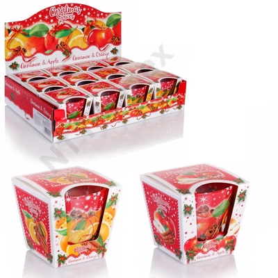 BRT4020GYPO Bartek poharas gyertya 115 gr Christmas Spices 12db/cs