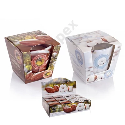 BRT5672GYPO Bartek poharas gyertya 115 gr Wellnes&Beauty 12db/cs