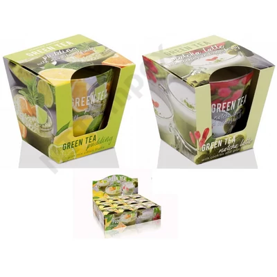 BRT5701GYPO Bartek poharas gyertya 115 gr Green Tea Pudding 12db/cs