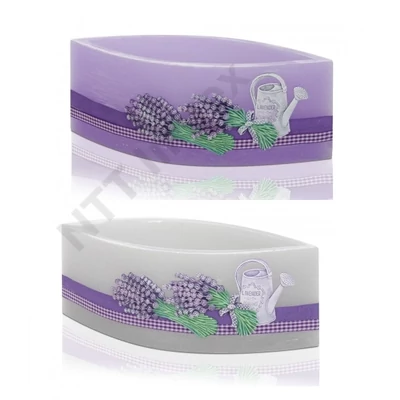 BRT5716GYLA LAMPION Csónakos 265x95mm Levender Garden